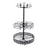 Water Bottle Storage Rack Kitchen Organization Metal Rotating Tumbler Holder 2 Tier