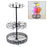 Water Bottle Storage Rack Kitchen Organization Metal Rotating Tumbler Holder 2 Tier