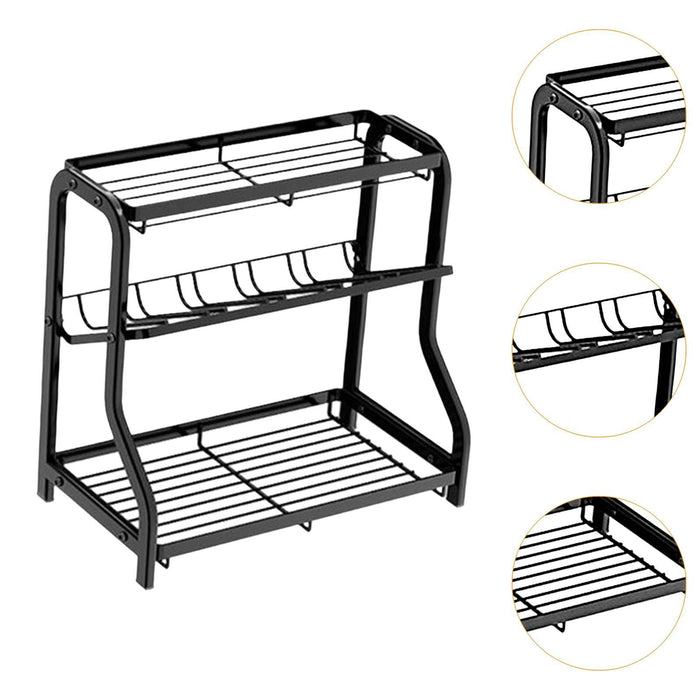 Spice Rack 3 Tier Portable Counter Shelf for Cabinet Bathroom Pantry