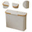 Toilet Paper Organizer Toilet Paper Holder Stand for Tissue Storage Bathroom beige