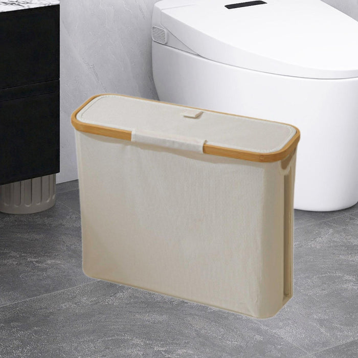 Toilet Paper Organizer Toilet Paper Holder Stand for Tissue Storage Bathroom beige