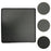 Washer Protector Mat Non Slip Laundry Room Accessories for Mini Fridge Dryer black 600mm