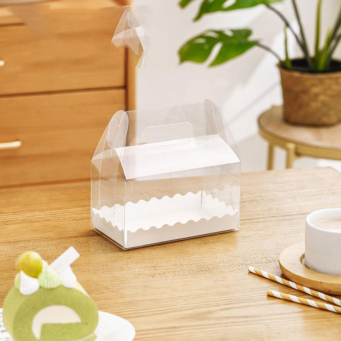 10Pcs Cake Boxes Gift Cupcake Box Muffins Dessert Box for Party Weddiny Home M