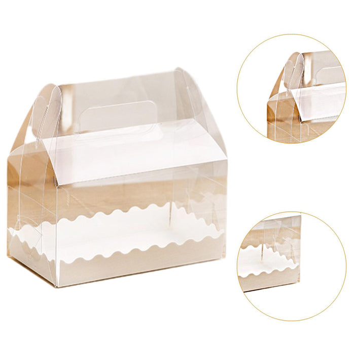 10Pcs Cake Boxes Gift Cupcake Box Muffins Dessert Box for Party Weddiny Home M