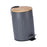 Step Trash Can 5L Easy to Clean Household Dustbin for Office Restroom Toilet Gray