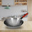 Crofta Wok Pan Gas Non Coating with Wooden Handle Pans Universal Cookware Saute Pan 32cm