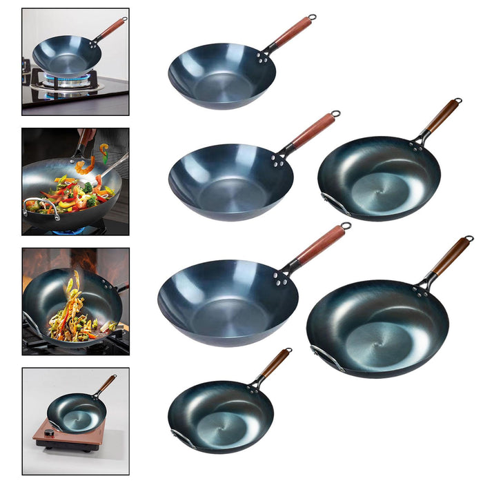 Wok Pan Cookware Cooking Wok Non Stick Kitchen Utensils Boiling Nonstick Wok 32cm without ear