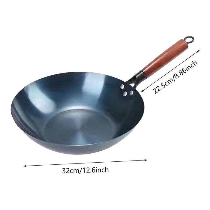 Wok Pan Cookware Cooking Wok Non Stick Kitchen Utensils Boiling Nonstick Wok 32cm without ear