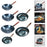 Wok Pan Cookware Cooking Wok Non Stick Kitchen Utensils Boiling Nonstick Wok 32cm without ear