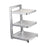 Pot Pan Rack Adjustable Height Standing Pot Rack for Countertop Home Cabinet 3 Tier