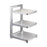 Pot Pan Rack Adjustable Height Standing Pot Rack for Countertop Home Cabinet 3 Tier