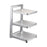 Pot Pan Rack Adjustable Height Standing Pot Rack for Countertop Home Cabinet 3 Tier