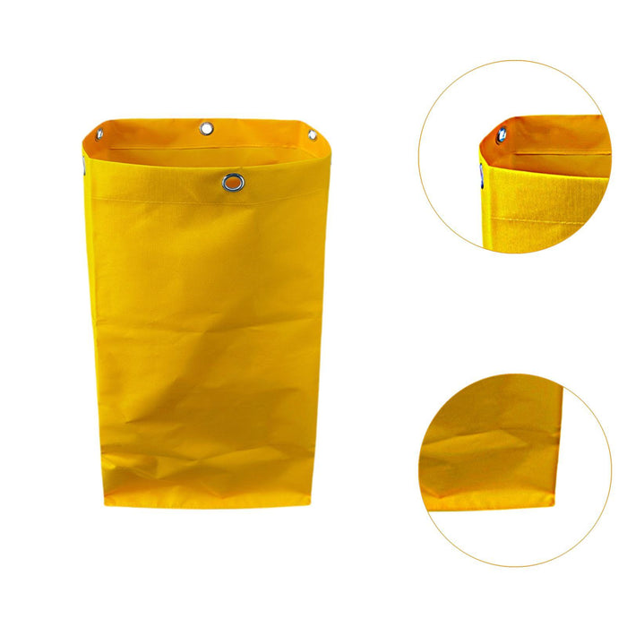 Cleaning Carts Bag High Capacity Waterproof Janitorial Cart Bag for Sundries 72x25x35cm