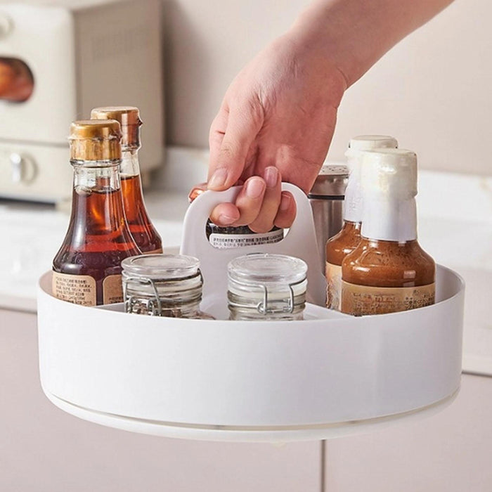 Rotating Makeup Holder Cosmetic Storage Holder for Pantry Cabinet Countertop