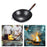 Wok Pan Induction Cooker Pots Manual Forging Iron Pan General Nonstick Wok