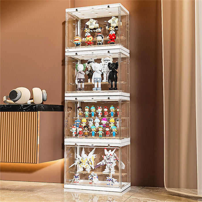 Clear Figures Display Case Organizer for Action Figures Mini Toy Collections