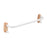 Towel Hanging Rod with Wood Base Towel Holder for Living Room Toilet single layer