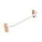 Towel Hanging Rod with Wood Base Towel Holder for Living Room Toilet single layer