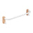 Towel Hanging Rod with Wood Base Towel Holder for Living Room Toilet single layer