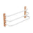 Towel Hanging Rod with Wood Base Towel Holder for Living Room Toilet three layer