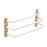 Towel Hanging Rod with Wood Base Towel Holder for Living Room Toilet three layer