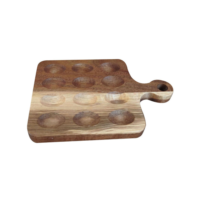 Quail Pigeon Egg Holder Rustic Egg Platter for Tabletop Cabinet Refrigerator