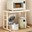 Microwave Oven Rack 2 Tier Kitchen Countertop Organizer Sturdy Counter Shelf Heighten Extendable