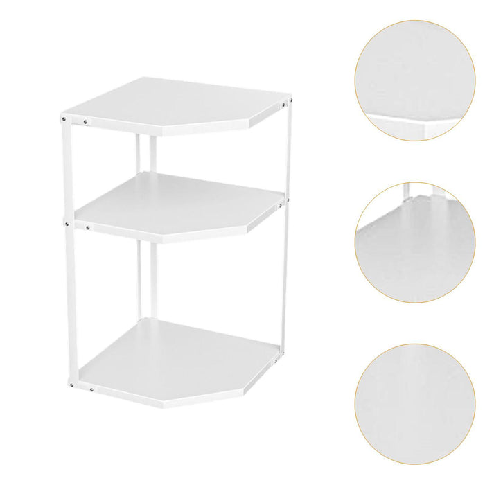 Corner Shelf Rack Counter and Cabinet Organizer for Kitchen Cupboard 3 layer