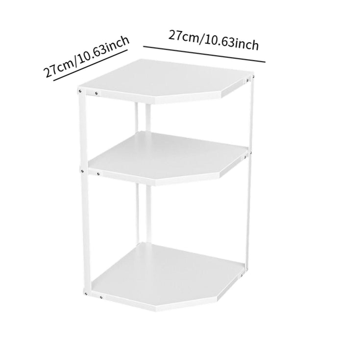 Corner Shelf Rack Counter and Cabinet Organizer for Kitchen Cupboard 3 layer