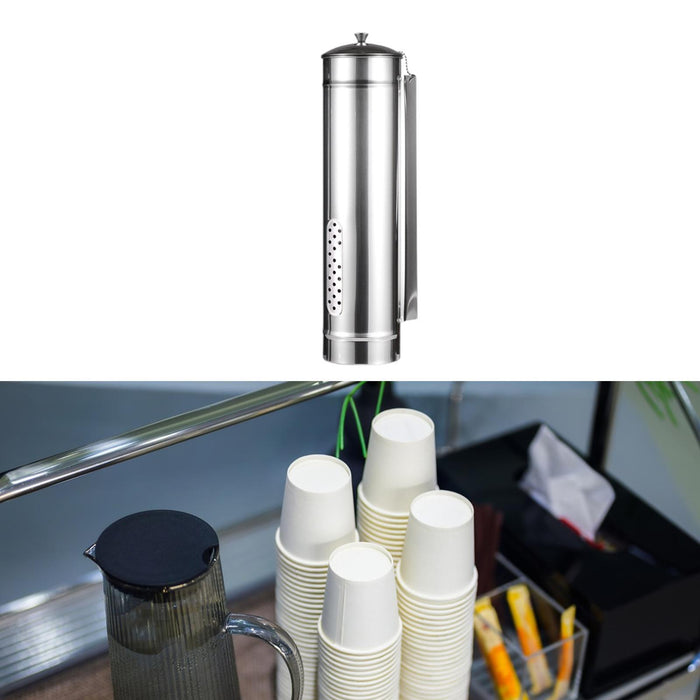 Mug Dispenser Cup Holder Saving Space Cup Dispenser for Gym Office