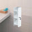 Toilet Tissue Dispenser Locking Wall Mount Commercial Bathroom Tissue Holder White