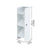 Toilet Tissue Dispenser Locking Wall Mount Commercial Bathroom Tissue Holder White