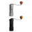 Handheld Coffee Grinder Espresso Coffee Hand Grinder for Office Cafe Camping Gray