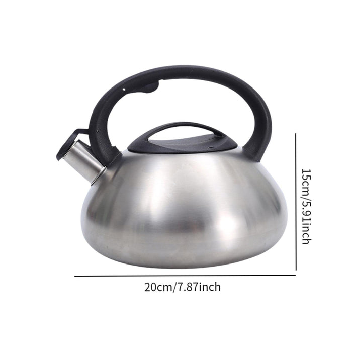 Whistling Kettle 3L with Ergonomic Handle Tea Pot for Outdoor Camping Coffee