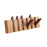 Wood Wall Mounted Piano Coat Rack Entryway Wall Art Hook for Bag Living Room 6 key