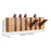 Wood Wall Mounted Piano Coat Rack Entryway Wall Art Hook for Bag Living Room 6 key