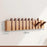 Wood Wall Mounted Piano Coat Rack Entryway Wall Art Hook for Bag Living Room 10 key