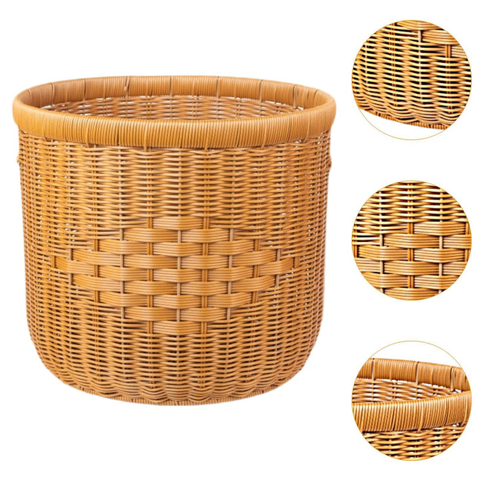 Dirty Clothes Storage Basket Space Saving Trash Can for Bedroom Home Kitchen