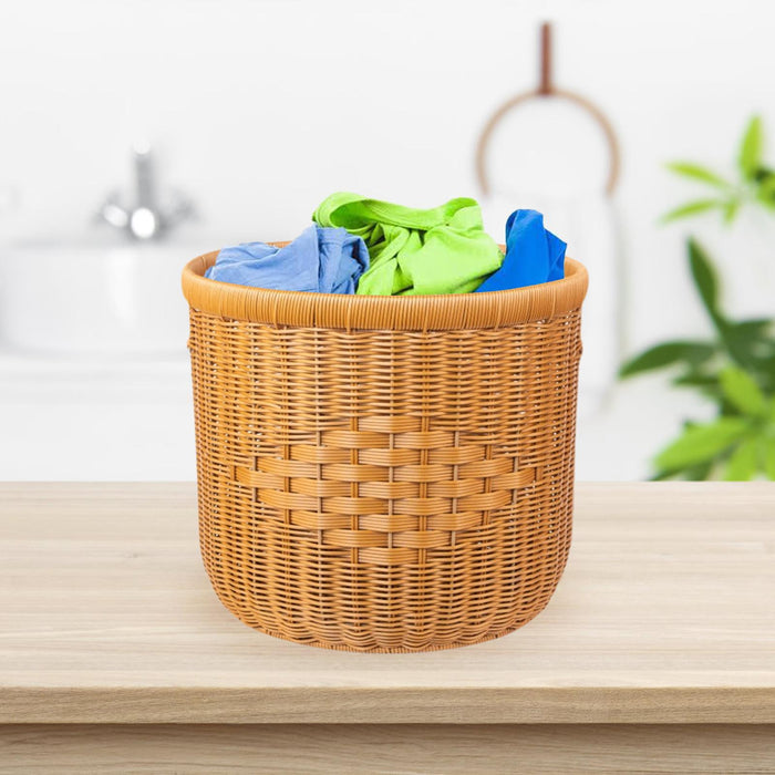 Dirty Clothes Storage Basket Space Saving Trash Can for Bedroom Home Kitchen