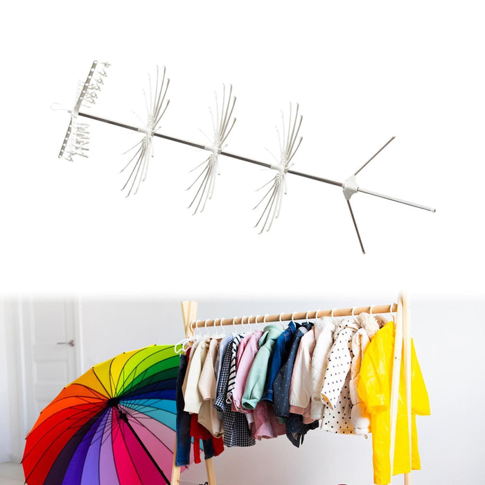 Tripod Clothes Drying Rack Laundry Drying Rack Clothing Rack for Indoor Home 24 clips