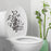 Toilet Sticker Removable Toilet Seat Murals for Restroom Lavatory Home Decor