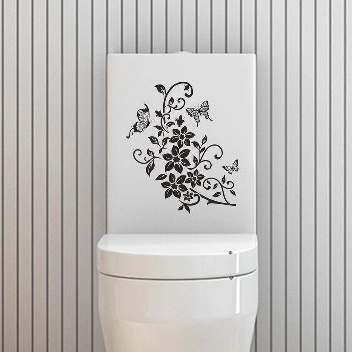 Toilet Sticker Removable Toilet Seat Murals for Restroom Lavatory Home Decor