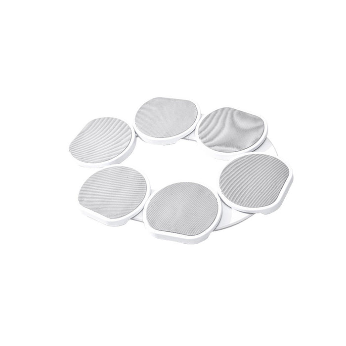 Crofta Kitchen Dining Table Rotating Tray Lazy Susans for Gatherings Dining Kitchen 6 plates