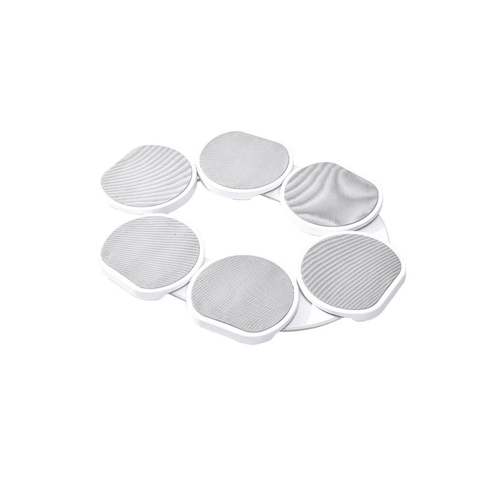 Crofta Kitchen Dining Table Rotating Tray Lazy Susans for Gatherings Dining Kitchen 6 plates