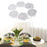 Crofta Kitchen Dining Table Rotating Tray Lazy Susans for Gatherings Dining Kitchen 6 plates