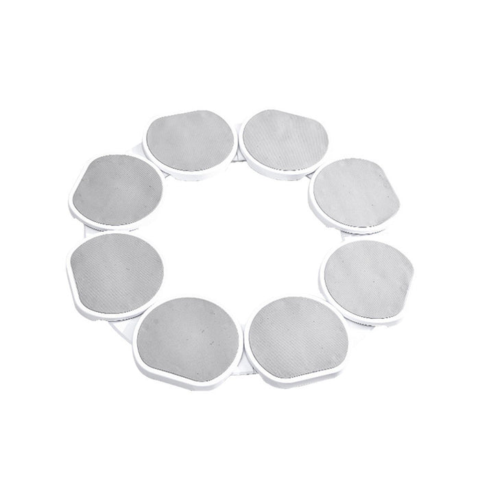 Crofta Kitchen Dining Table Rotating Tray Lazy Susans for Gatherings Dining Kitchen Round 8 plates