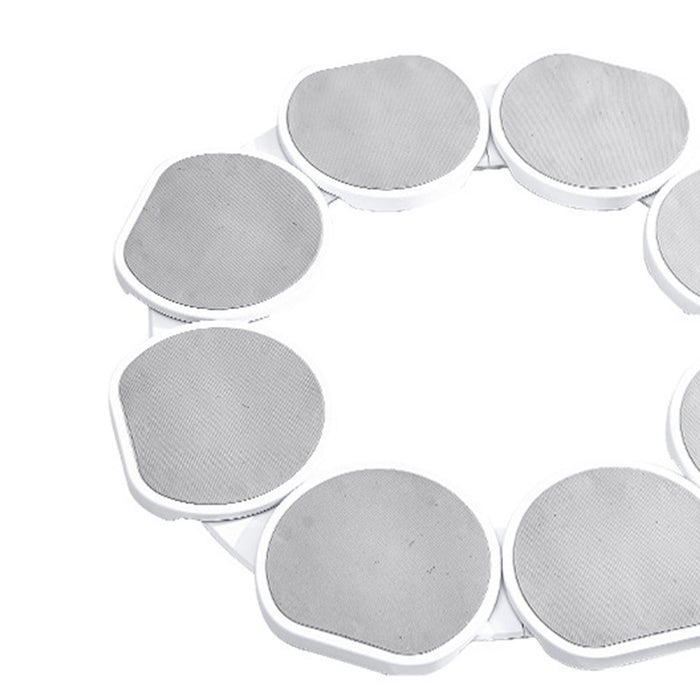 Crofta Kitchen Dining Table Rotating Tray Lazy Susans for Gatherings Dining Kitchen Round 8 plates