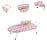 2Pcs Foldable Ironing Board Tabletop Iron Board for Home Laundry Room Travel