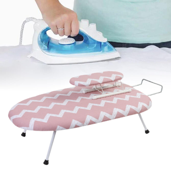 2Pcs Foldable Ironing Board Tabletop Iron Board for Home Laundry Room Travel