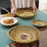 Woven Plate Holder Boho Round Woven Placemat for Kitchen Patio Table Outdoor M